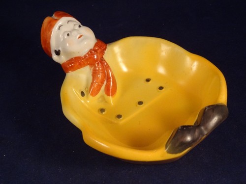 Ancien rare vide poche porcelaine ART DECO années 20/30 enfant Germany 7836 - Photo 1/8