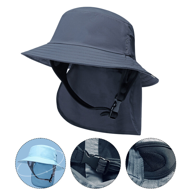 Wide Brim Hat Summer UPF50+ Sun Protection Hiking Fishing  display picture 2