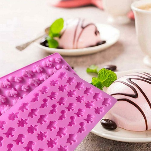NEW Gummie Snake Mold DIY Edible Gummy Snakes Lollies Candy Lolly Silicone Mould - Picture 8 of 17