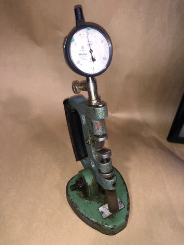MITUTOYO SNAP GAGE 0-1" 201-151 ABSOLUTE DIAL INDICATOR .0005"  FEDERAL STAND