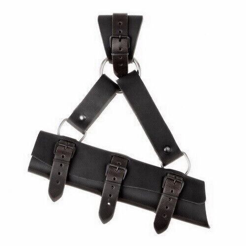 Sword holder medieval LARP sword hanger leather weapon holder belt holder - Picture 6 of 11