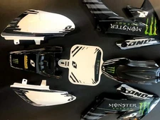 honda crf 50 graphics Kit With Plastics Free Grips And Decal sheet 04-22