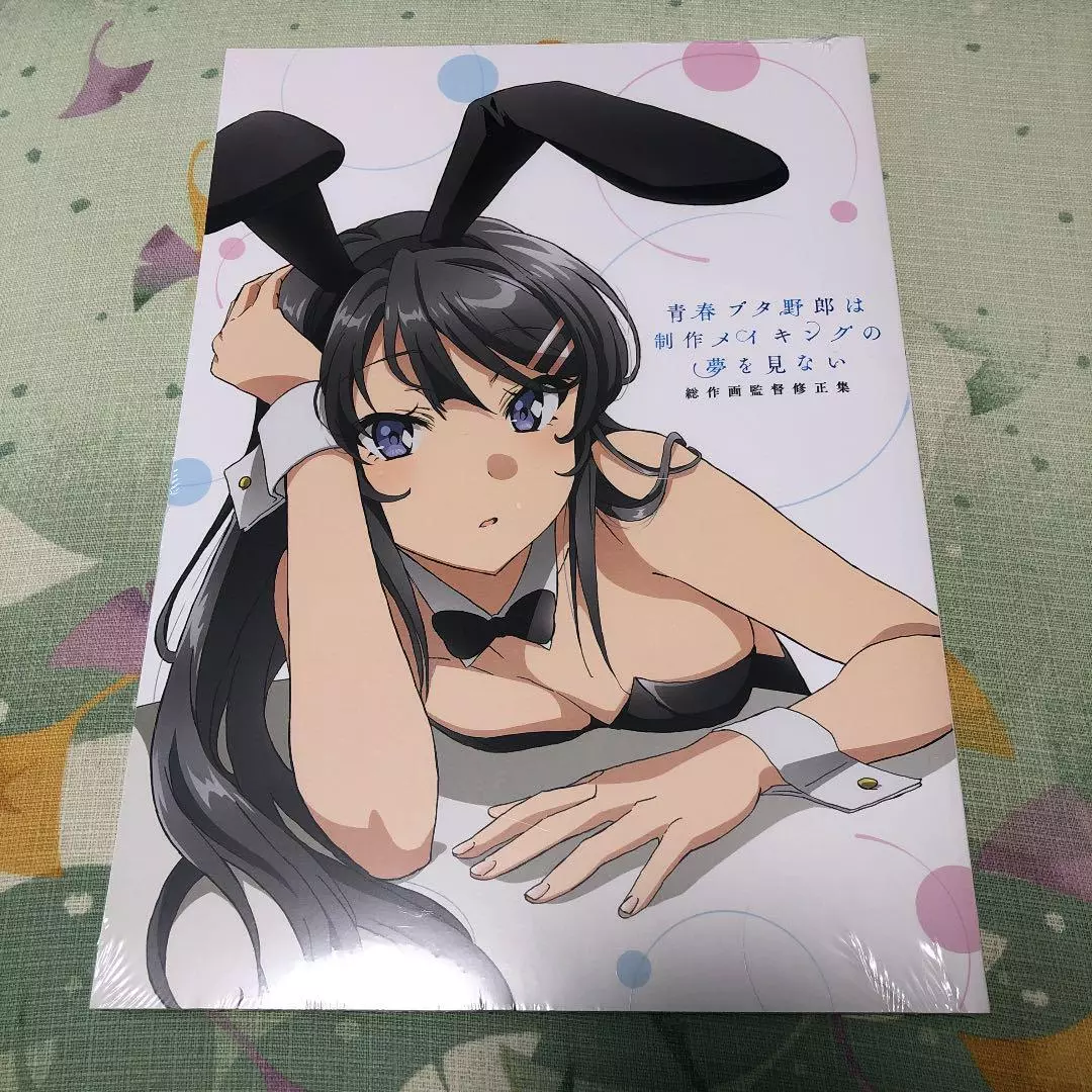 Rascal Does Not Dream Seishun Buta yarou making art book Mai Sakurajima A4  120P