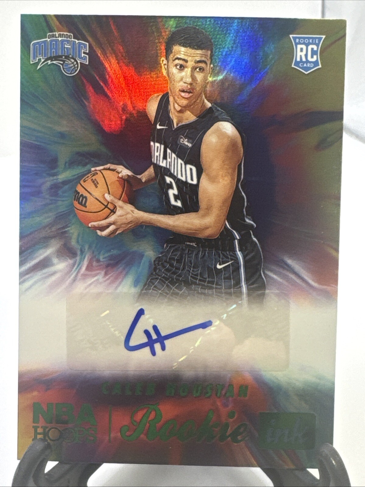 2022-23 PANINI NBA HOOPS ROOKIE INK #32 CALEB HOUSTAN AUTO