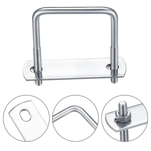 2x M6 M8 M10 U Bolt Plates and Nuts Standard U-Bolts Stainless Steel 304 Trailer - Picture 9 of 17