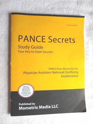 Pances Secrets Study Guide for Physician Asst National Certifying Exam FREE SHIP