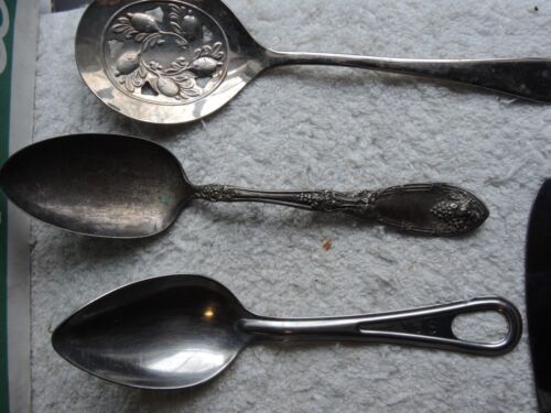 SILBERBESTECK KONVOLUT ONEIDA ROGERS US MILITARY USCO SERVIERLÖFFEL MESSER GABEL SCHÖPFKELLE - Bild 3 von 5