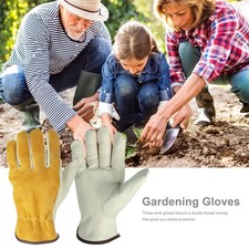 Working Gloves Gardening Leather Work Gloves Digging Planting Gardening Gloves