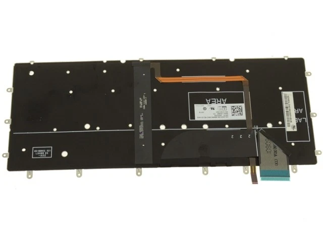 Nuevo teclado retroiluminado para computadora portátil Dell Inspiron 7547 7548 XPS 9350 INTL de EE. UU. 4XVX6 Foto 2 de 3