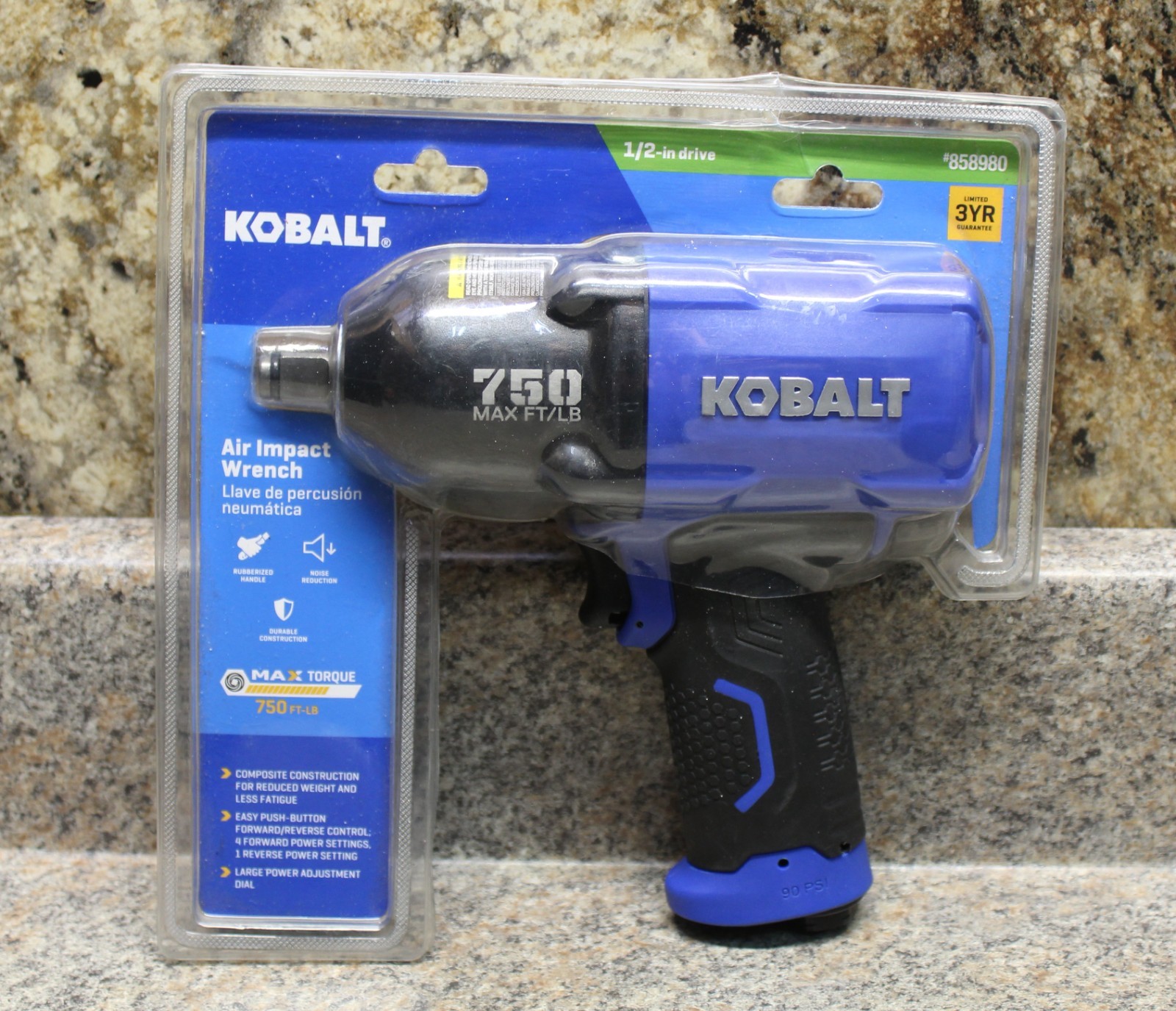 Kobalt 858980 1/2" Air Impact Wrench