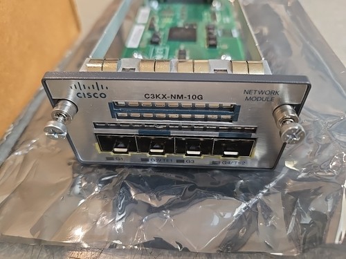 NIB Cisco C3KX-NM-10G 4 Port 10GbE Network Module - Picture 2 of 10