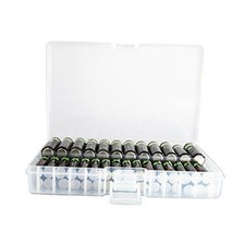 AA AAA Battery Storage Box, Rechargeable Battery Storage Case Battery Holder