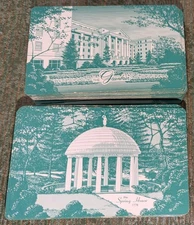 Vintage The Greenbrier Resort West Virginia Playing Cards Two Decks
