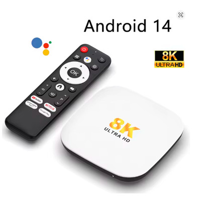 8K H96 Max TV Box M2 PLUS RK3528 Android 14 4GB/32GB AI Smart Google Voice Ass