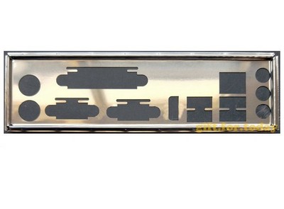 For Biostar H81MHP2   I/O IO Rear Baffle Backplate Motherboard #qm