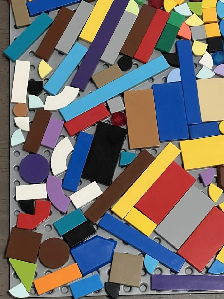 LEGO Smooth Tile 800 Pcs Mosaic MOC Bulk Mix Color Star Wars Harry Potter City - Image 2 of 4