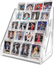 Trading Card Display Stand 5 Tier Holder for PSA BGS SGC Graded Sports Cards