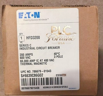 HFD3200 1PCS Brand New EATON HFD3200 Circuit Breaker  Fast shipment