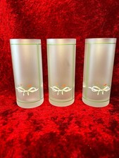 3x Johnson Bros Eternal Beau Frosted HighBall Glasses #683