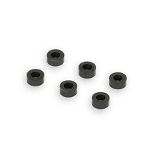 Image of Centro Black M3 Flat Washer 5.75mm X 2.5mm (6)