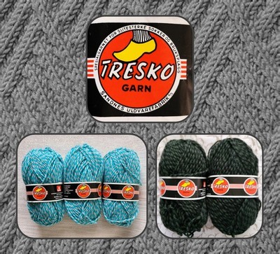 Skeins - Tresko 4-Ply by Sandnes Garn (80% Wool/20% Nylon) 2 Colors