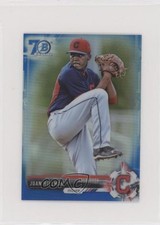 2017 Bowman Chrome Minis 70th Anniversary Logo Refractor 45/70 Juan Hillman nu7
