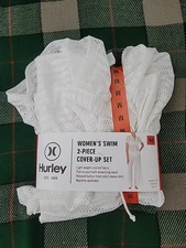 HURLEY WOMEN'S SWIM COVER UP SET SIZE M NEW WITH TAG
