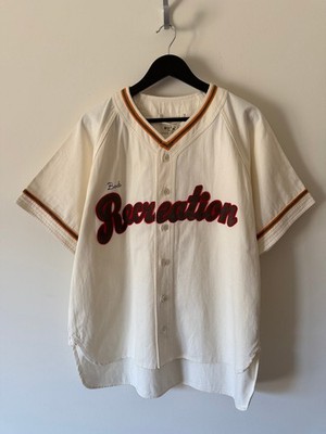 Bode Baseball Shirt - Size Medium - White - NEW