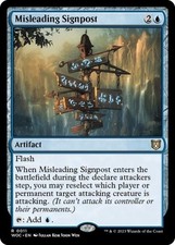 Misleading Signpost - Near Mint MTG Commander: Wilds of Eldraine