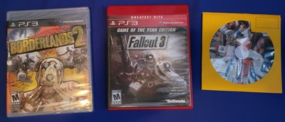 3 Ps3 Games, Street Fighter IV, Fallout 3 GOTY, SEALED Borderlands 2