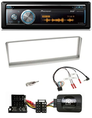 Pioneer Lenkrad DAB USB CD Bluetooth Autoradio für Alfa Romeo 156 2002-2003 silb - Bild 1 von 4