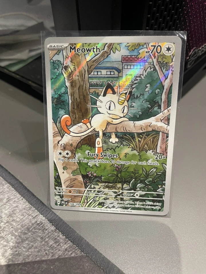 Meowth 106/094 Me02: Phantasmal Flames Holo