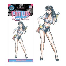 Mechanic Pin Up Tattoo Costume Accessory