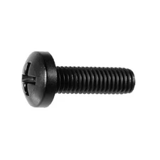 100 Nylon Phillips Pan Head License Plate Screws M6-1.0 x 20mm