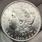 1884 O Morgan Silver Dollar, Nice Unc BU 90% Silver US Coin, Morg-84FK