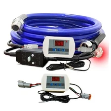  Heated Water Hose for RV Drinking 6.0 Upgrade, Replaceable Digital 15FT