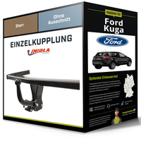 Starre AnhäNgerkupplung für Ford Kuga 02.2008-11.2012 I Imiola Hak-Pol NEU