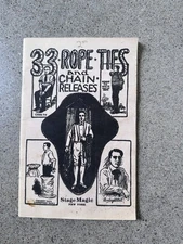 33 Rope Ties & Chain Releases – Burling Hull (1947) Escape Magic Guide