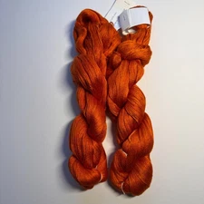 MADELINETOSH Pure Silk Lace Yarn 2 Skeins "Citrus" 1000 Yds 100% Tussah