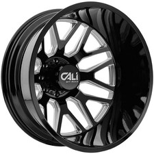 Cali Off-road 9115d Invader Dually Rear 24x8.25 8x6.5 Blackmilled Wheel Rim Cali Off-road 9115d Invader Dually Rear 24x8.25 8x6.5 Blackmilled Wheel Rim