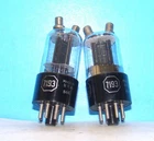 7193 RCA radio audio amplifier vintage electron vacuum tubes 2 valves tested