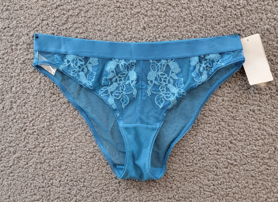 Ropa interior descarada B.tempt'd by Wacoal Opening Act para mujer 5-S azul cintura elástica Foto 2 de 4