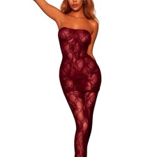 Women's Sexy Summer Lace Short Skirt Set w/ Lightweight, Tight Fit Socks, Sz-XL