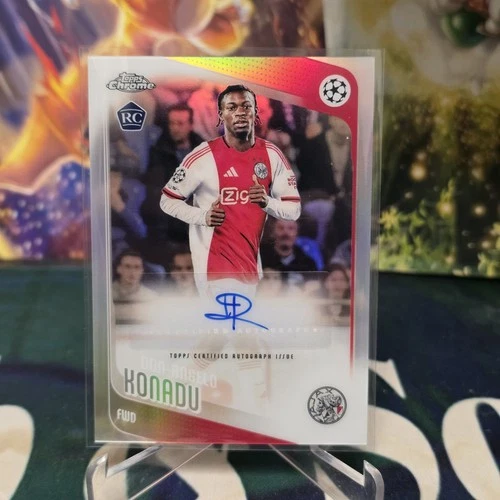 2025-26 Topps Chrome UEFA CC Don-Angelo Konadu RC Auto AFC AJAX