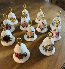 American Rose Bell Collection produced by the Danbury Mint Full Set Of 12