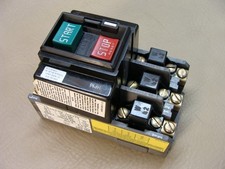 Allen Bradley 609-A0W motor START STOP manual starter switch size 0 series G 3PH
