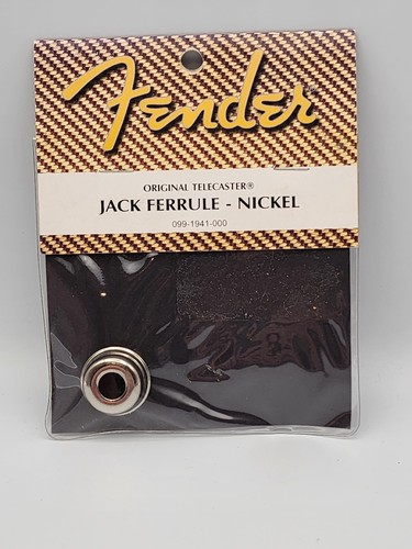 Fender Jack Ferrule Nickel 099-1941-000 NOS Made In USA - Picture 1 of 2