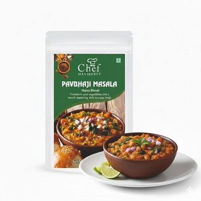 Aiva Chef Pav Bhaji Masala 100 GM (Pack of 12) | Indian Blended Spices