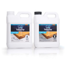 Totalboat Table Top Epoxy Resin Kit - 1 Gallon Crystal Clear Epoxy with High Glo