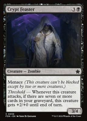 4x Crypt Feaster MTG Foundations NM Magic Regular